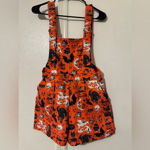 Blackmilk Halloween Overall Shorts